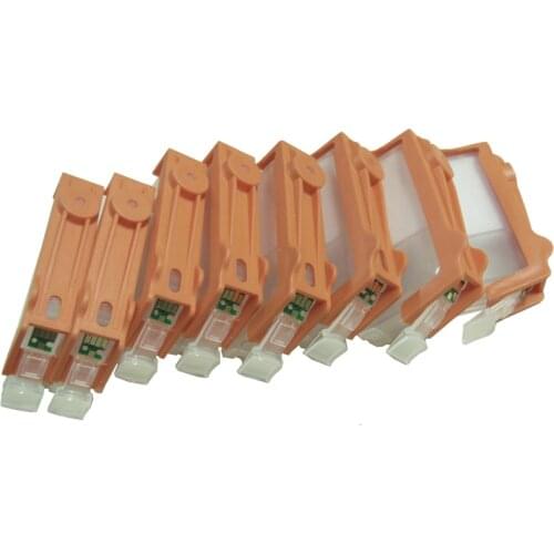 Vilaxh cli-42 8pcs refillable clI 42 PGI-42 empty Ink Cartridge For Canon PIXMA Pro-100 100S Pro100 with one time chip