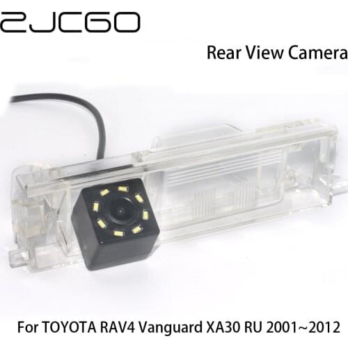 ZJCGO HD CCD Car Rear View Reverse Back Up Parking Night Vision Waterproof Camera for TOYOTA RAV4 Vanguard XA30 RU 2001~2012