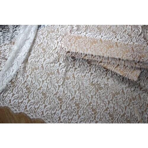 GLace 3M/Lot High quality leaf pattern eyelash lace fabric DIY material fabric for dress clothing accessories TX682