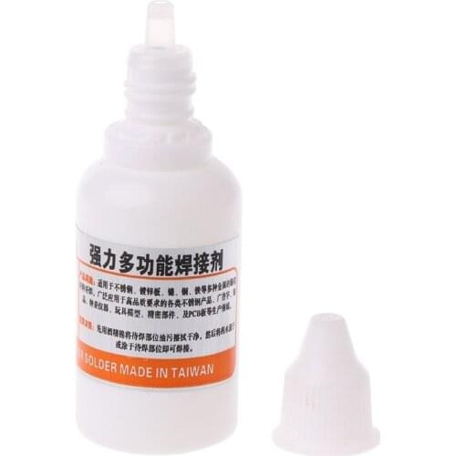 35ml Stainless Steel Flux Soldering Stainless Steel Liquid Solders Water Durable Liquid Solders 203C