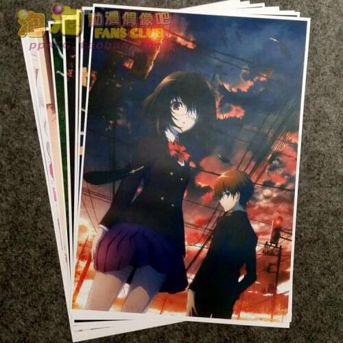 8Pcs Anime Another Picture Posters Figures Poster 42x29cm Toys for Wall Home Decoration Kids Adult Gift