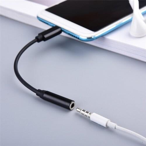 USB Type C To 3.5mm DAC Earphone Adapter Digital Audio Cable USB C Jack Converter For HTC U11 U11+ EYEs U12+ Huawei Mate 40 Pro
