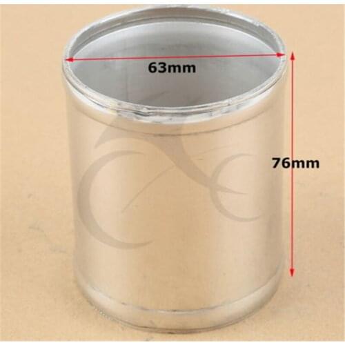Alloy Aluminum Hose Adapter Joiner Pipe Connector Silicone 63mm 2 1/2" 2.5"inch Motorcycle Accessories