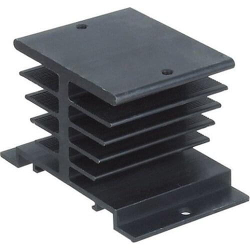 Aluminum Single Phase Solid State Relay SSR 10A to 40A Aluminum Small Type Heat Sink Dissipation Radiator