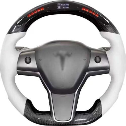 Free Sample Custom Carbon Fiber Steering Wheel For TESLA