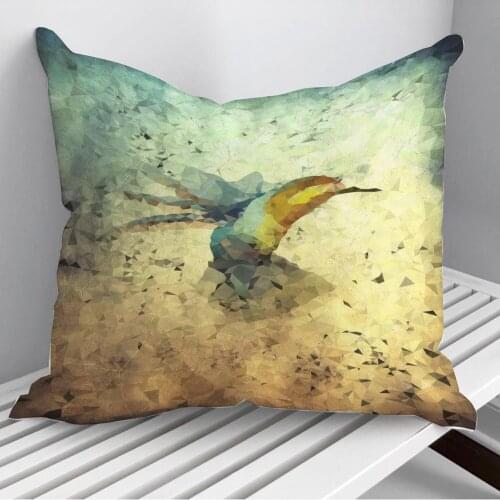 BirdAbs Throw Pillows Cushion Cover On Sofa Home Decor 45*45cm 40*40cm Gift Pillowcase Cojines Dropshipping