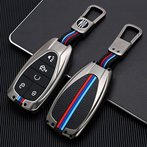 Zinc Alloy Remote Key Fob Case Cover For Chevrolet Chevy Camaro Malibu Cruze Spark Volt Bolt Trax Sonic 2016-2020 Cover Bag