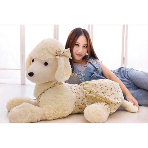 Fancytrader Hot Sale 35'' / 90cm Lovely Stuffed Soft Huge Poodle Dog Toy, Nice Gift and Decoration Dolls, Free Shipping FT50061