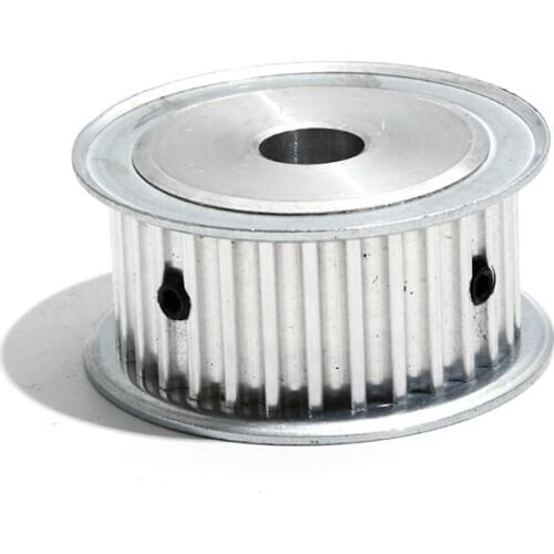 HTD5M Timing Belt Pulley 30Teeth Aluminum Alloy 12mm Inner Bore 21mm Belt Width Synchronization Pulleys