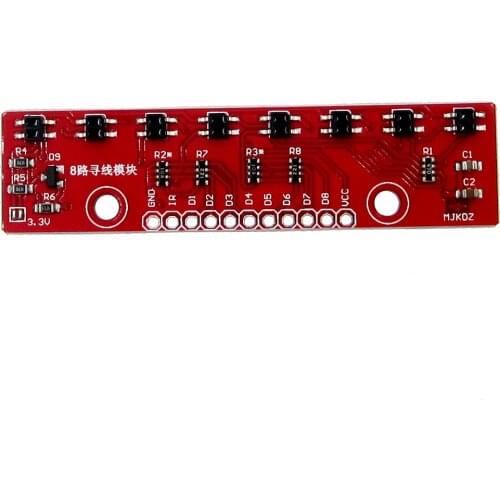 Tracking Module Infrared Detection Sensor Module DIY 8-Channel Infrared Detector Hunt Module 8bit Sensor Module