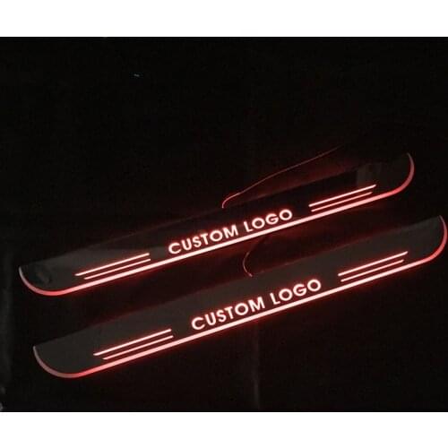 DNO Trim Pedal LED Car Light Door Sill Scuff Plate Pathway Dynamic Streamer Welcome Lamp For BMW F20 118i 120i 2012 - 2014 2015