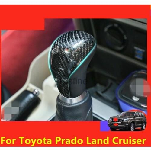 For Toyota Prado Land Cruiser Gear Carbon Fiber Gear Head Aircraft Gear Head Shift Rod Shift Knob Cover Shift Rod Car Model