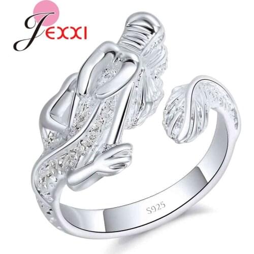Domineering Exquisite Dragon Shape Adjustable Opening Rings For Cool Male Female Fashion Item Scene Props Support Retail