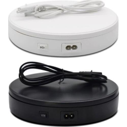 360 Degree Photography Turntable USB Electric Rotating Display Stand Spinner