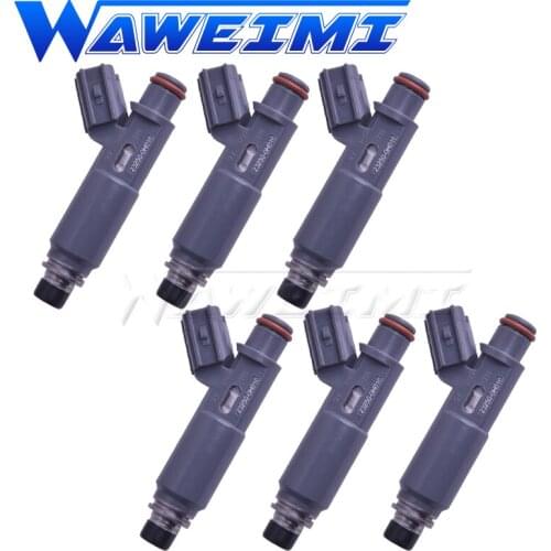 WAWEIMI 6PCS Fuel Injector OE 23250-0H010 For Toyota Highlander Camry 2.4L L4 23250-28020 23209-28020 2325028020 2320928020