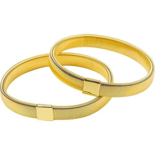 1 Pair Stretchy Elastic Metal Shirt Sleeve Arm Cuff Holder Garters Arm Bands Mens Shirt Adjustable Armband Accessories Gifts