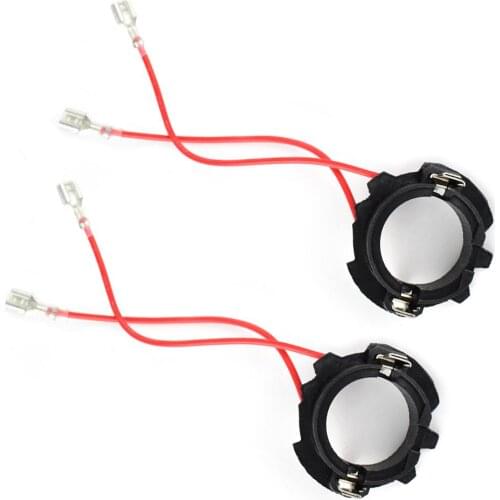 1 Pair H7 LED Headlight Bulb Base Adapters Holders for Vito Golf Jetta MK7 MK6 Scirocco Touran Sharan Mercedes-Benz