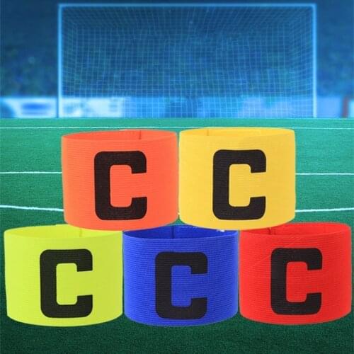 1 Pcs Arm Band Leader Competition Football Captain Armband Soccer Captain Armband High Elastic Anti-skid Group Team Armbands