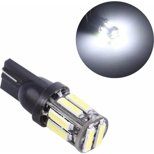 1 Piece W5W 10 7020 SMD Car T10 LED 194 168 Wedge Replacement Reverse Instrument Panel Lamp White Bulbs For Clearance Lights