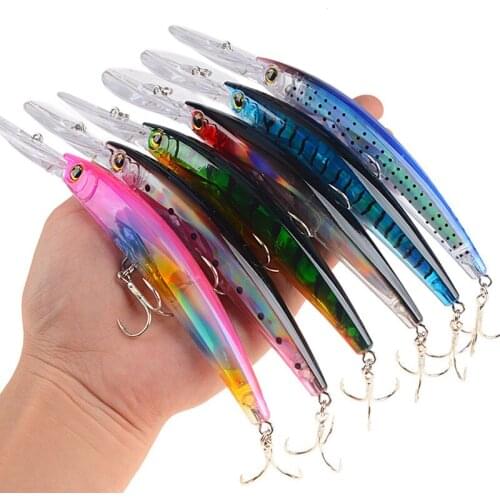 3D Eyes 6Colors 24g/17cm2# With Blood Tank Hook Artificial Minnow Sinking ABS Plastic Hard Bait Wobbler Swim bait Bionic Bait