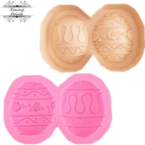 3D Silicone Mold Easter Egg Cake Decoration Tools Baking Tray Holiday Dessert Mousse Baking Cake Chocolate