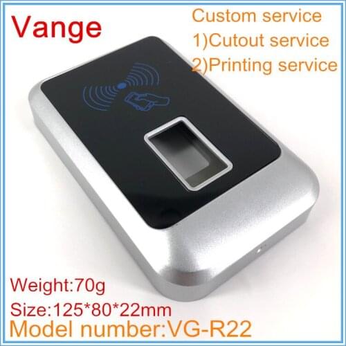 5pcs/lot injected extrusion electronic box ABS plastic material enclosure diy case 125*80*22mm inductive fingerprint design