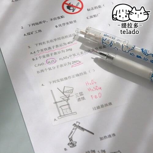 50 Sheets Cute bear transparent Sticky Message Notes Memo Pad Diary Stationary Flakes Scrapbook Decorative kawaii N Times Sticky