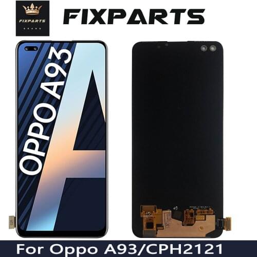 6.43" Original AMOLED For OPPO A93 LCD Display Touch Screen Assembly Replacement Accessory For CPH2121 LCD Screen With Tools