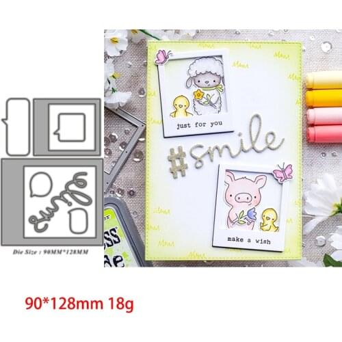 Photo Frame Card Set Metal Cutting Dies Scrapbooking Craft Mold Cut Die Stencil Handmade Paper Card Make Template New Design