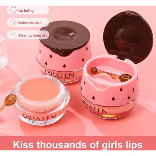 Fruit Natural Extract Hydrating Lip Balm Girl Good Night Lip Mask Peel Off Lip Mask Lip Deeply Care Lip Oil Primer 10g TSLM1