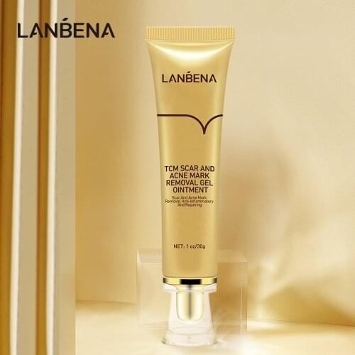 LANBENA 30g TCM SCAR AND ACNE MARK REMOVAL GEL Ointment Herbal Repair Cream Anti-Inflammatory Repairing Damaged Skin Face Care