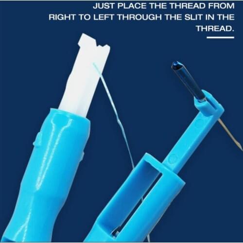 Needle Threader Tool Thread Insert Stitch Insertion Tool For Sewing Machine Needle Inserter Manual 1Pcs