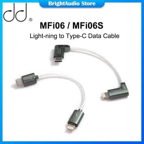 DD ddHiFi MFi06 Lightning to Type C Data Cable for Connect iOS devices with USB-C Audio Devices