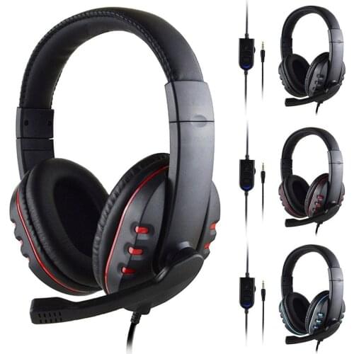 In Stock Creative Fashion Gaming Headset Stereo Surround Headphone 3.5Mm Wired Mic for Ps4 Laptop Xbox One With Microphone