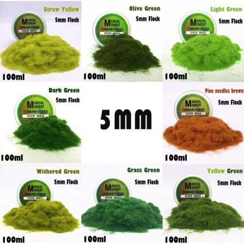 Miniature Scene Model Sand Table Turf Flock Lawn Nylon Grass Powder STATIC GRASS Hobby Terrain Series Material