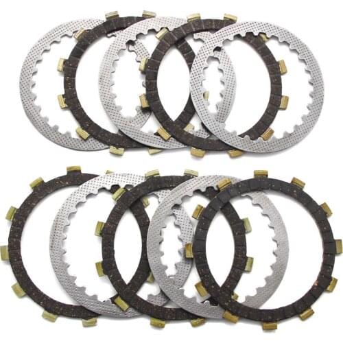 Motorcycle Clutch Friction Disc Plate Kit For Suzuki TS100L TS100K TS100B TS100A TC100M TC100L TC100K TC100B RV90K 21451-23000