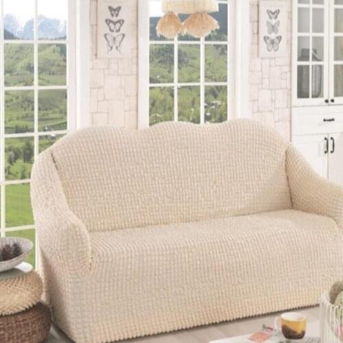 Washable Cotton Non Slip for 3 Person Sofa Seat Cover