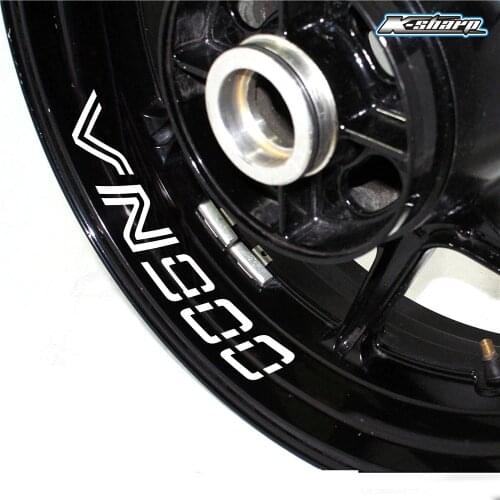 New sale Motorcycle wheel Stickers Decorated reflective Decals Case suitable for KAWASAKI VN900 logo stickers Vulcan 900 VN 900