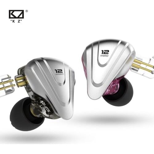 Original KZ ZSX 5BA+1DD Hybrid 12 drivers Earphones Metal Headset HIFI Monitors Running Sport Music In Ear Monitor