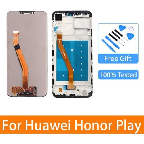 Original For Huawei Honor Play COR-L29 LCD Display Digitizer Touch Screen Assembly For Honor play COR-AL00 COR-AL10 LCD Display