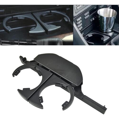 Car Center Dual Hole Drink Bottle Beverage Holder For BMW 5 Series E39 525 528 530 540 M5 51168190205 51168190206 51168184520