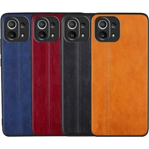 Luxury Leather Case For Xiaomi Mi 10 11 Lite 11 Ultra 10T Pro Mi Poco X3 NFC M3 F3 F2 Pro Redmi Note 10 Pro 10S K40 Gaming Cover