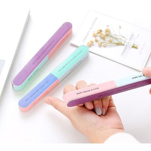 Nail Sanding Files Sponge Nail Files Buffers Portable Pedicure Manicure UV Gel Nail Buffer Block Polishing DIY Tool Accessories