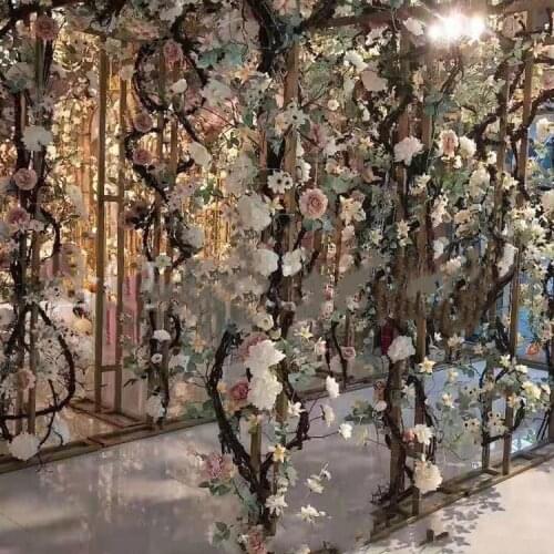 Wedding decor Wedding props arch flower stand Passage arch shelf Wedding backdrop frame