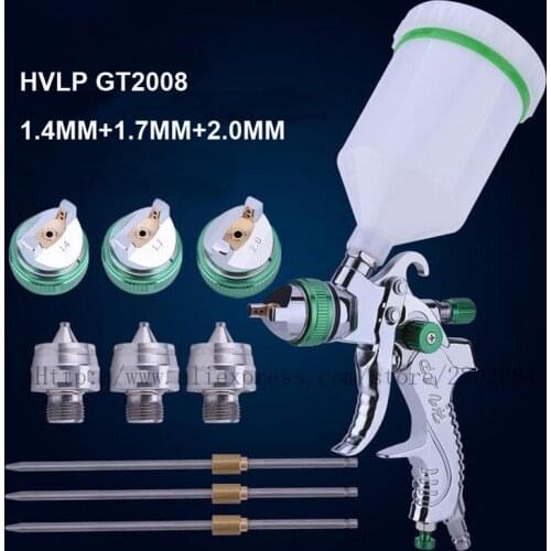 High quality hvlp spray gun Manual spray gun 1.4/1.7/2.0mm 600CC cup professional spray gun