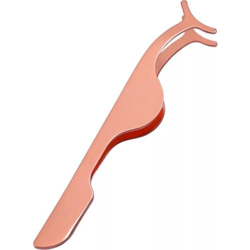 Whosle 10pcs Fake Lash Applicator False Eyelash Tweezers Applicator Eyelash Extension Curler Nipper Auxiliary Clamp Makeup Tools