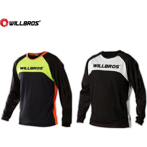 Willbros Sprint Gwin Summer Long Sleeve Mountain Bicycle Offroad T-shirt Motocross Motorbike Jersey Mens