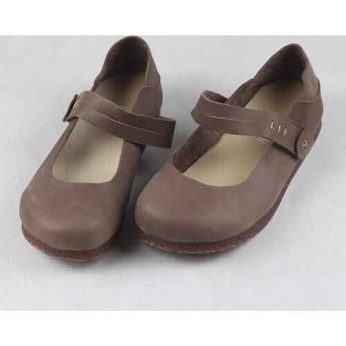 Womens Flat Shoes Round toe Slip on Woman Flats 100% Genuine Leather Womens Moccasins Flat Female Shoes Summer Barefoot Shoes