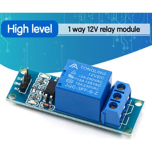 1 Channel 12V relay module with optical coupling isolation relay MCU expansion board high / level trigger