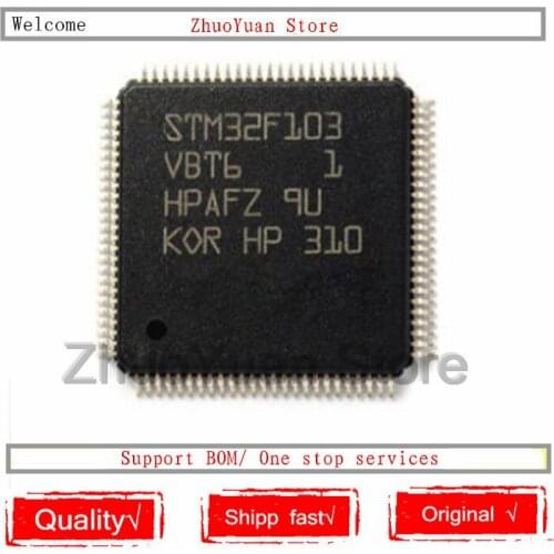 1PCS/lot New original STM32F103VBT6 STM32F103 VBT6 LQFP-100 IC chip